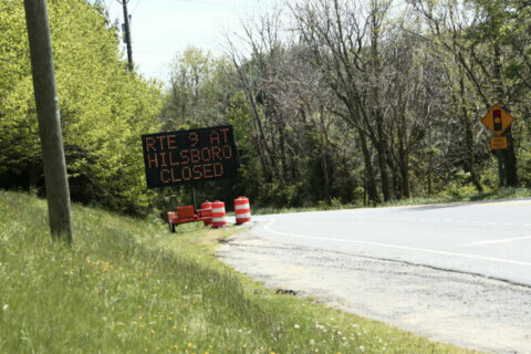 Va. Route 9 closure requires detours for W.Va, Md. commuters