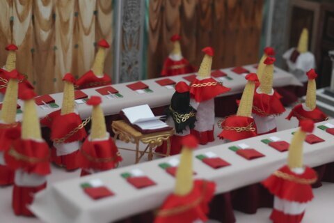 A quirky vegetable sculpture contest features a squash Donald Trump and a papal ‘Cornclave’
