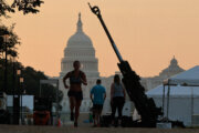 Rain on parade? DC military celebration in for splash Saturday