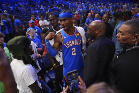 Game 2: Thunder open another big lead and keep control, topping Pacers 123-107 to even NBA Finals